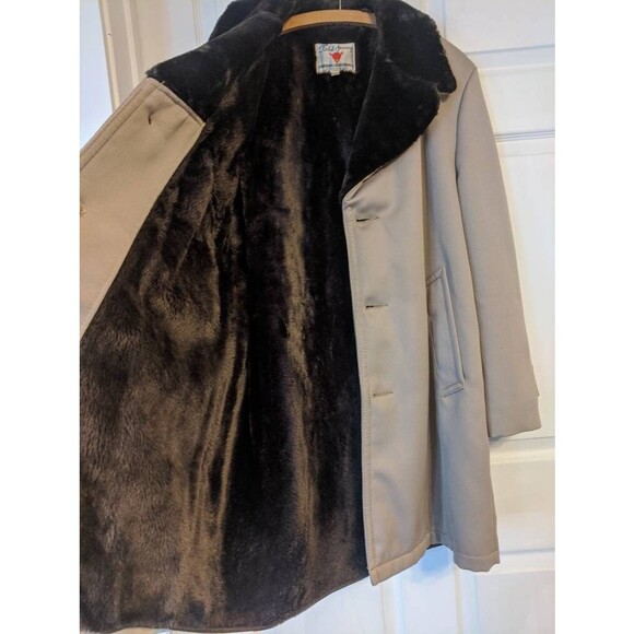 Mens Field Stream Coat Heavy Vintage 60s Size 42 - Picture 5 of 5